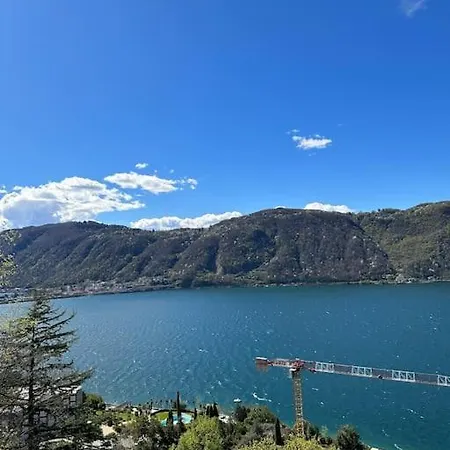 Apartmán Monolocale Con Vista Lago Campione dʼItalia
